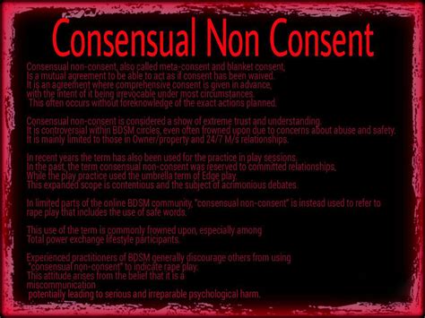 consensual non consent vids|Understanding consensual non